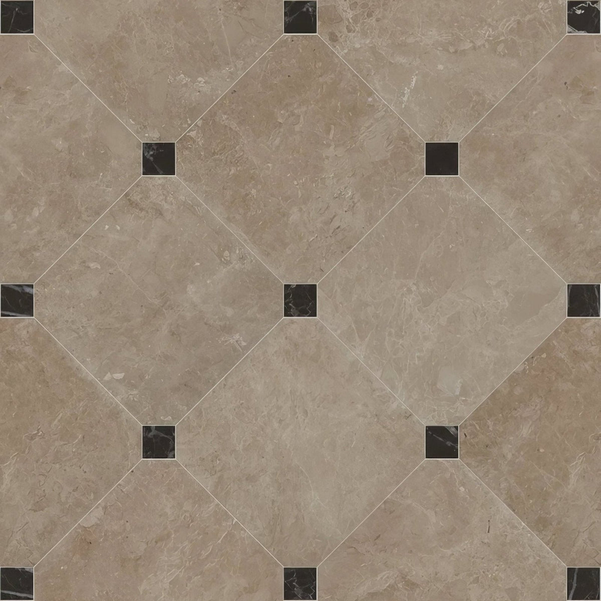 Domus Marble Honed Finish in a bathroom setting