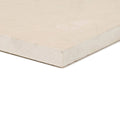 Beige rectangular dorzano diamond sawn edge tile 40.6 x 61cm with smooth slightly textured surface and visible edges