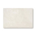 Dorzano tumbled edge and surface tile 40.6 x 61cm cream color with subtle marbled texture and smooth glossy finish