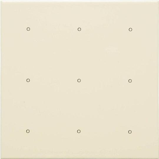 Dot Field Tile Charcoal Grey on County White