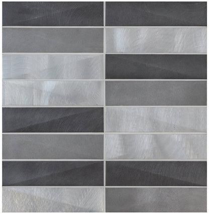 Dreadnought Brushed Aluminium Mosaic