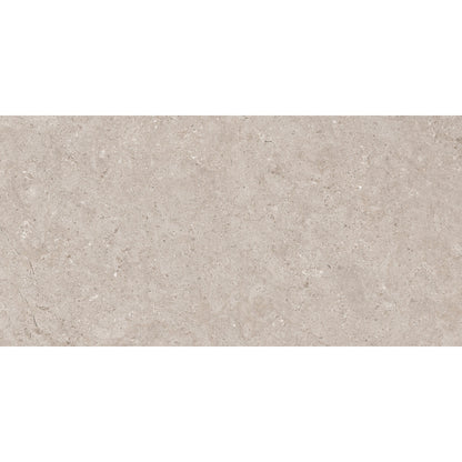 Beige stone-effect tile with subtle gray veining and matte finish dual tortora matt 30 x 60cm
