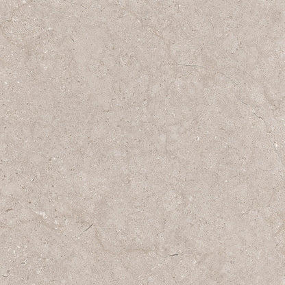Beige stone tile dual tortora matt 60 x 60cm with subtle gray veining and a natural matte texture