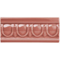 Duchy Pink Egg & Dart Moulding Ceramic Wall Tile 152x65mm