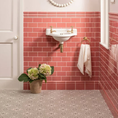 Duchy Pink Half Tile