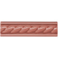 Duchy Pink Rope Moulding Ceramic Wall Tile 152x40mm