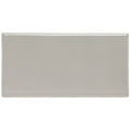 Dunwich crackle half tile sleek rectangular ceramic tile with smooth matte gray finish and rounded edges