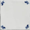 Dyrham Dairy Ceramic Oak Leaf Corners – pattern detail