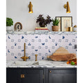 Dyrham Dairy Ceramic Oak Leaf Corners in a kitchen setting