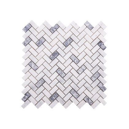 Carrara White - Platinum Grey Honed