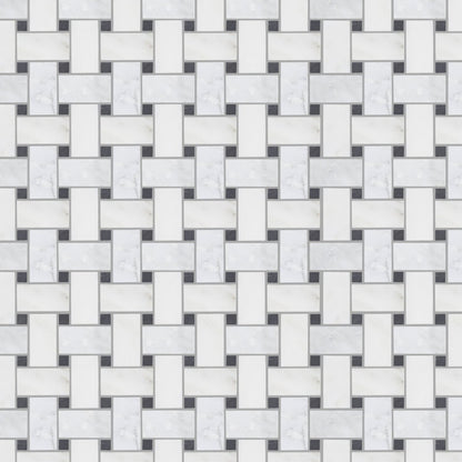 East Hampton Basketweave Marble Mosaic