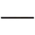 East Hampton Black Marble Pencil black marble pencil trim tile
