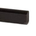 East Hampton Black Marble Pencil glossy black marble pencil trim tile