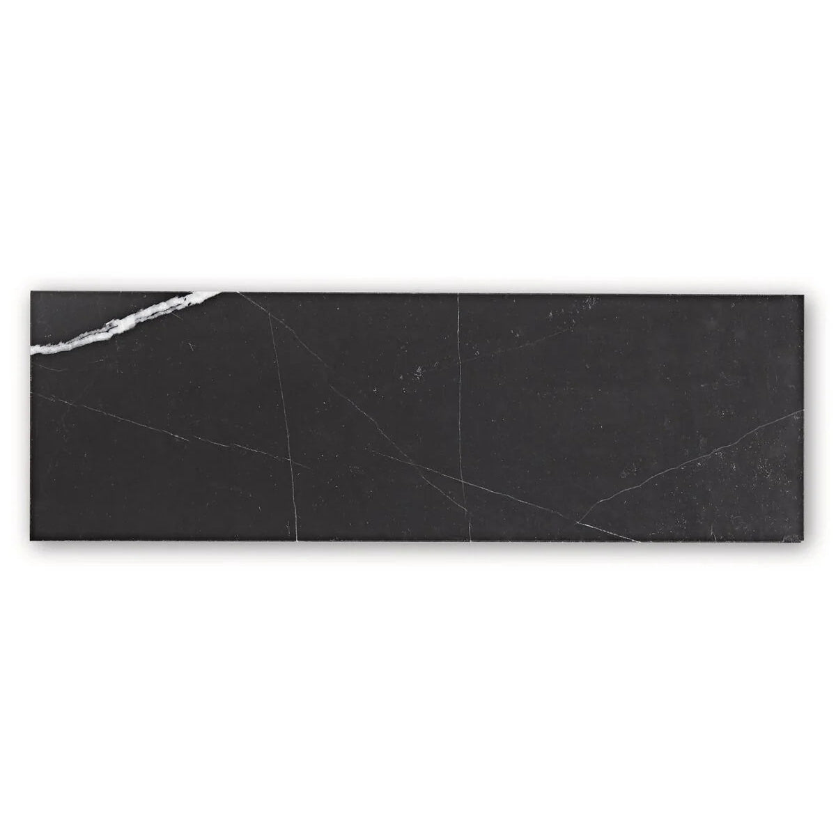 East Hampton Black Marble Tile 10x30cm