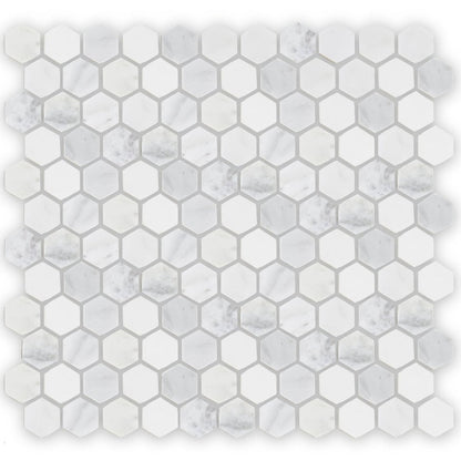 East Hampton Hexagon Marble Mosaic