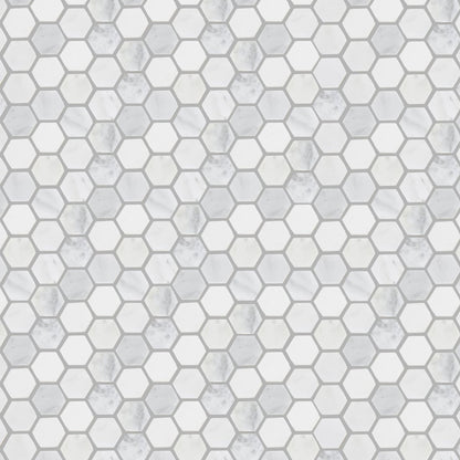 East Hampton Hexagon Marble Mosaic