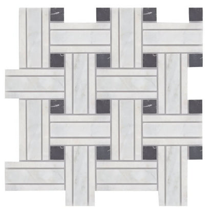 East Hampton Lattice Marble Mosaic