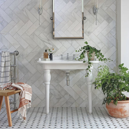 East Hampton Lattice Marble Mosaic