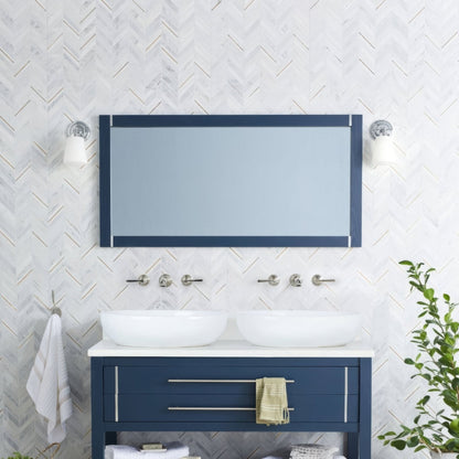 East Hampton Marble Chevron Mosaic