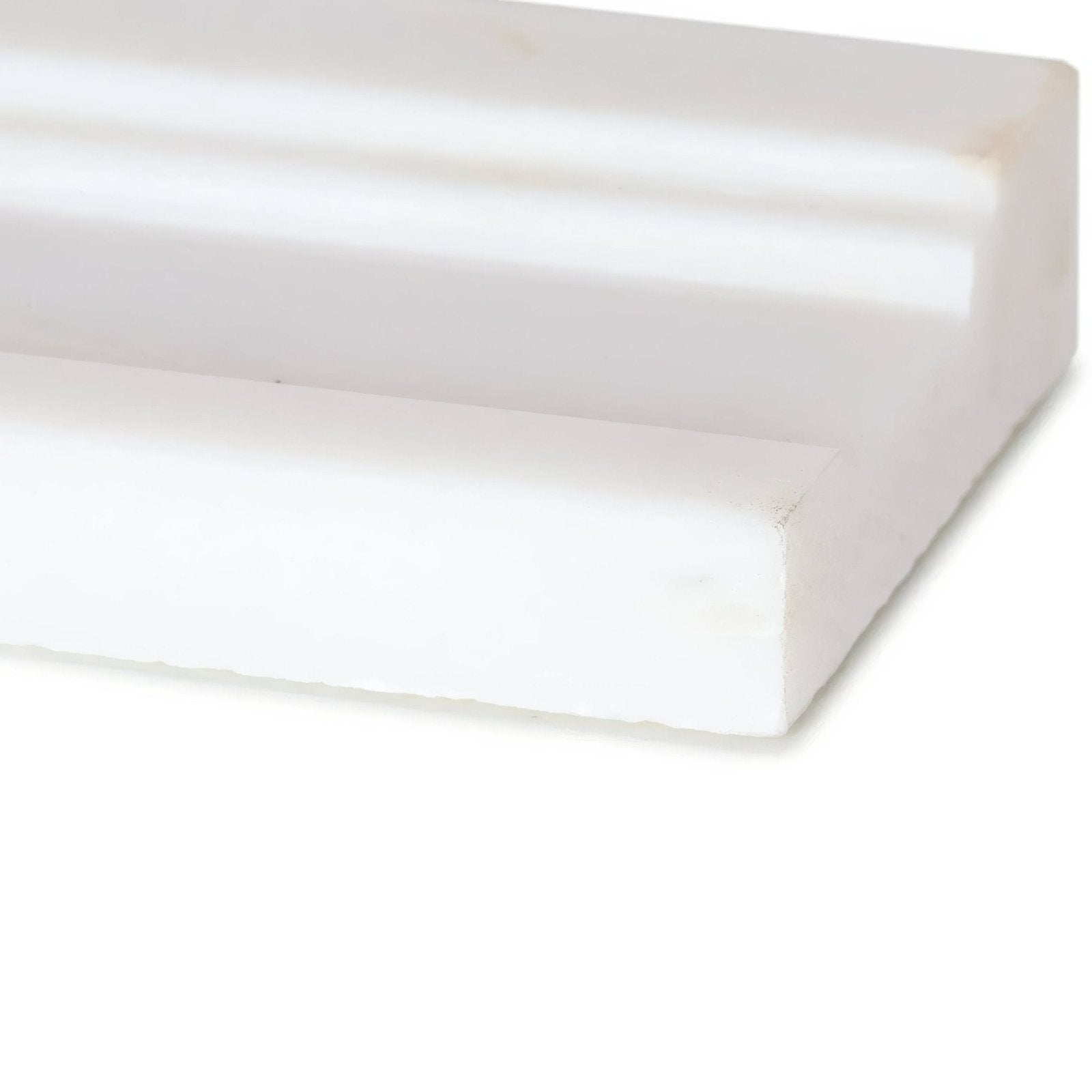 East Hampton Marble Deco Dado white marble dado border tile