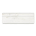 East hampton marble deco skirting white marble tile with subtle veining and smooth polished surface