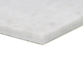 East Hampton marble tile 15x15cm white marble with subtle gray veining and smooth polished surface