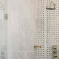 East Hampton Marble Tile 30x30cm in a bathroom setting