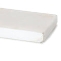 White rectangular east hampton marble tile 5x20cm with smooth slightly textured surface and chipped edges