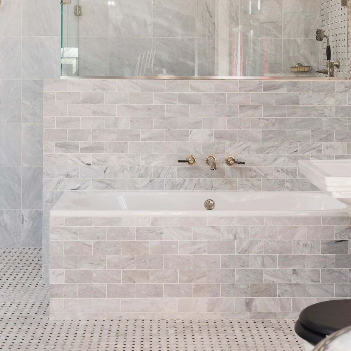 East Hampton Marble Tile 7.5x15cm