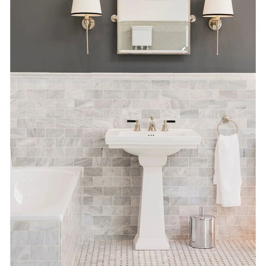 East Hampton Marble Tile 7.5x15cm - alternate view
