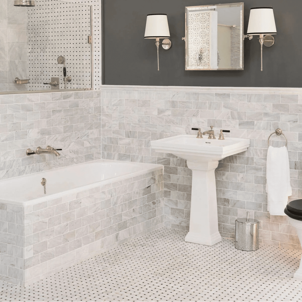 East Hampton Marble Tile 7.5x15cm