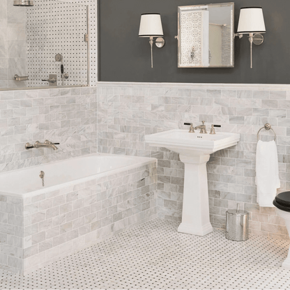 East Hampton Marble Tile 7.5x15cm