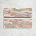 East Java Flamingo Marble Honed Brick – close-up detail