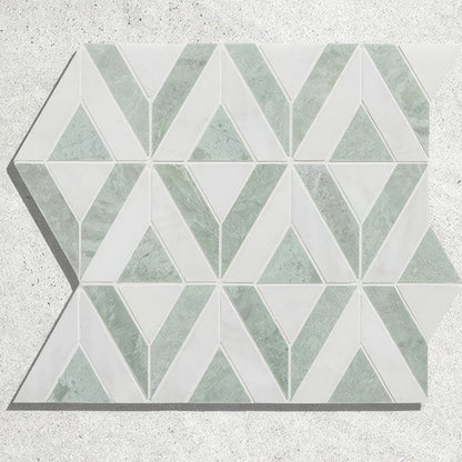 East Java Hummingbird Marble Temple Mosaic