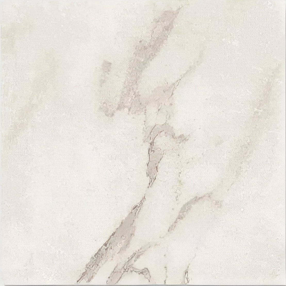 A sleek off-white east village porcelain bianco tile with subtle gray veining and polished marble finish 30 x 30cm