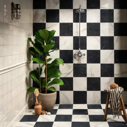 East Village Porcelain Nero 30 x 30cm