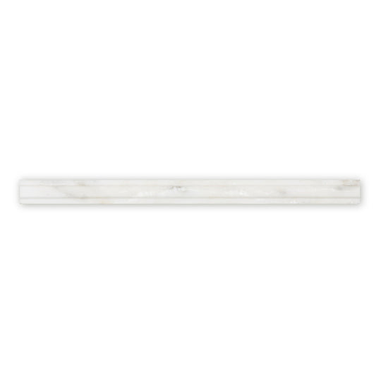 East Hampton Marble Deco Pencil Wall Tile
