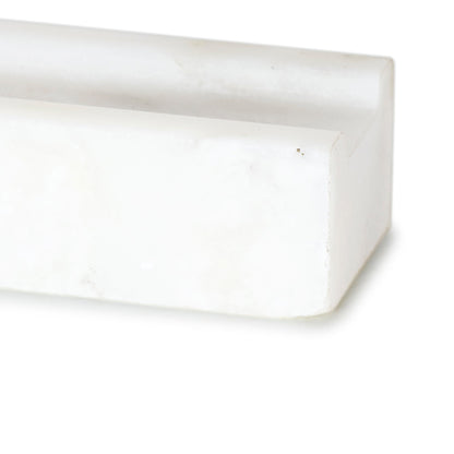 East Hampton marble deco pencil honed trim detail
