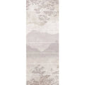 Eastern mist decorative 8-tile set panel c features a vertical beige ceramic tile with subtle landscape design