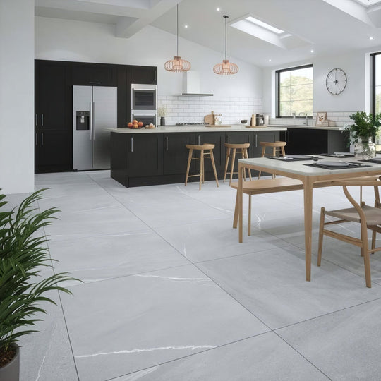 Eastford Grey Matt Porcelain