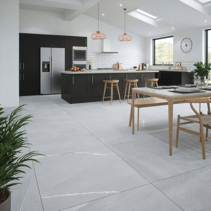 Eastford Grey Matt Porcelain