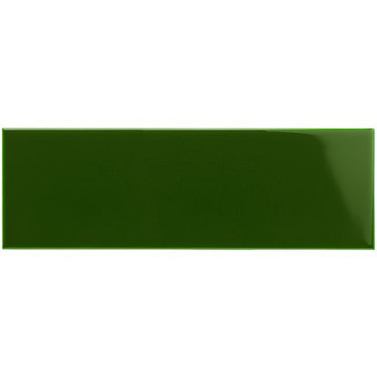 Edwardian Green Large Brick Ceramic Wall Tile 228x75mm