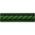 Edwardian Green Rope Moulding Ceramic Wall Tile 152x40mm