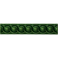Edwardian Green Scroll Moulding Ceramic Wall Tile 152x29mm