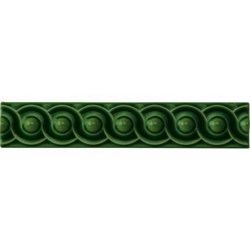 Edwardian Green Scroll Moulding
