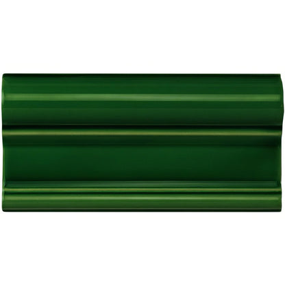 Edwardian Green Victoria Moulding Ceramic Wall Tile 152x75mm