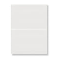 Edwardian Highgate Base minimalist white rectangular notebook with smooth matte finish and clean horizontal fold line