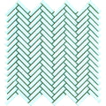 Elle 28.3 x 28.3cm mint green herringbone patterned glass mosaic tile for decorative wall and backsplash use