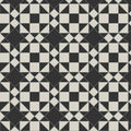 Eltham black and white floor tile with black and off-white diamond pattern perfect for stylish interiors