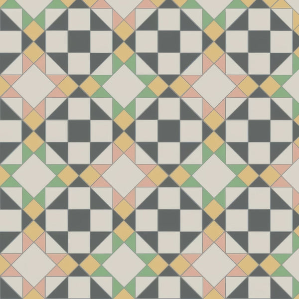 Carnation Pink, Dover White, Hawthorn Yellow, Revival Grey & Spring Green